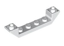 LEGO Schrägsteine 52501 Wanne 6x1, weiß