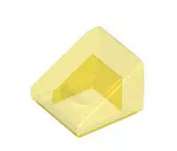 LEGO Schrägsteine 54200 Dachstein 30° 1x1x2/3, transparent-gelb