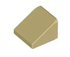 LEGO Schrägsteine 54200 Dachstein 30° 1x1x2/3, beige