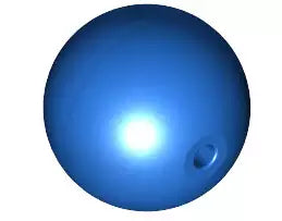 LEGO Teile 54821 Ball 16,5 mm, blau