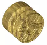 LEGO Räder und Reifen 55981 Felge 18 x 14mm (Pinloch), perlgold