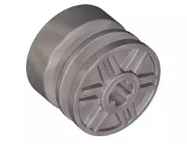LEGO Räder und Reifen 55982 Felge 18 x 14mm (Achsloch), mattsilber