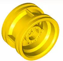 LEGO Räder und Reifen 56145 Felge 30,4 x 20mm (Achsloch), gelb