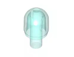 LEGO Elektrik 58176 Lichtkuppel mit Stab, transparent-hellblau