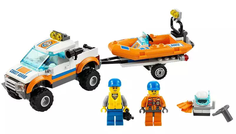 LEGO City 60012 Küstenwachenfahrzeug mit Schlauchboot