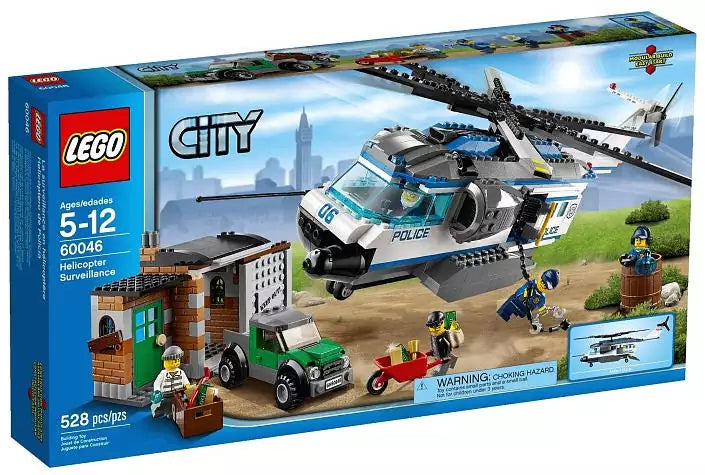 LEGO City 60046 Verfolgung mit dem Polizei-Hubschrauber