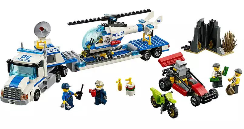 LEGO City 60049 Polizei-Hubschrauber-Transporter