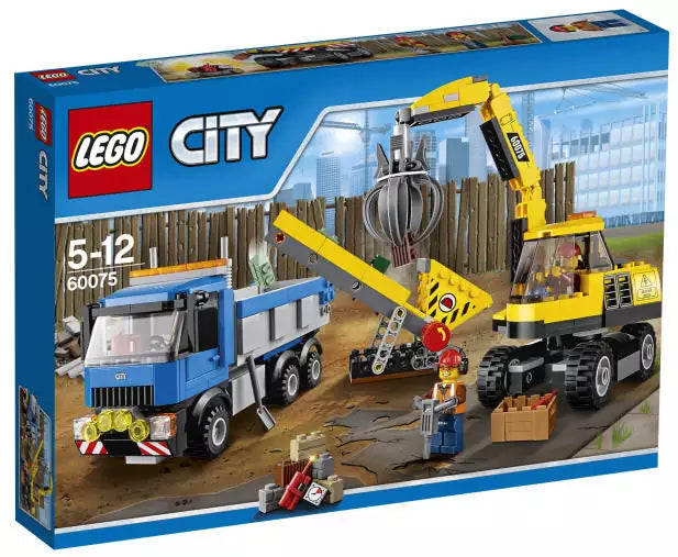 LEGO City 60075 Bagger und Transportwagen