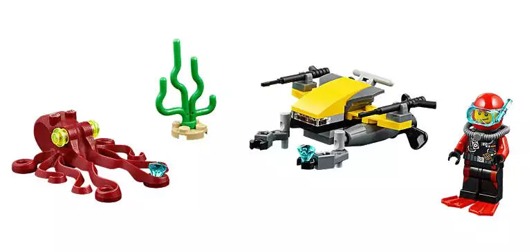 LEGO City 60090 Tiefsee-Tauchscooter