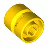 LEGO Räder und Reifen 6014b Felge 11 x 12mm (Radachsloch), gelb