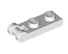 LEGO Gelenke 60478 Scharnierplatte 1x2 mit geschlossenem Griff (schmal), weiß