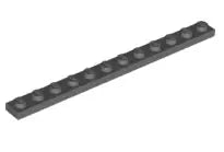 LEGO Platten 60479 Platte 1x12, dunkelgrau