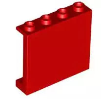 LEGO Wandelemente 60581 Paneel 1x4x3, rot