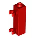 LEGO Sondersteine 60583 1x1x3 mit 2 senkrechten Clips, rot