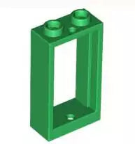 LEGO Türen und Fenster 60593 Fensterrahmen 1x2x3, grün