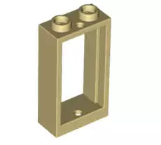 LEGO Türen und Fenster 60593 Fensterrahmen 1x2x3, beige