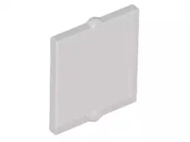 LEGO Türen und Fenster 60601 Fensterglas für Rahmen 1x2x2, transparent-schwarz