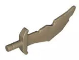 LEGO Waffen 60752 Krummsäbel mit Scharten, dunkelbeige