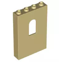 LEGO Wandelemente 60808 Burgwand 1x4x5, beige