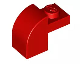LEGO Sondersteine 6091 Bogenstein 2x1x1 1/3, rot