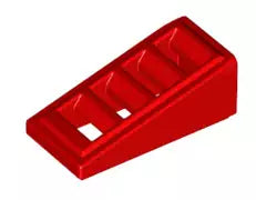 LEGO Schrägsteine 61409 Dachstein 2x1x2/3 mit Gitter, rot