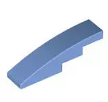 LEGO Schrägsteine 61678 Bogenstein 1x4 ohne Noppen, mittelblau