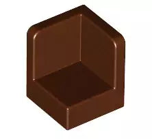 LEGO Wandelemente 6231 Eckpaneel 1x1x1, rotbraun