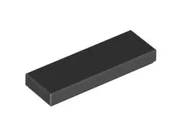LEGO Fliesen 63864 Fliese 1x3, schwarz