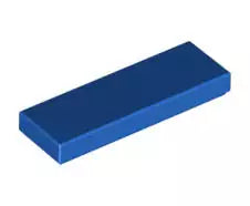 LEGO Fliesen 63864 Fliese 1x3, blau