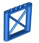LEGO Träger 64448 Gitterelement 1x6x5, blau