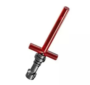 LEGO Waffen 64567-Kylo Rens Lichtschwert, perldunkelgrau/transparent-rot