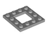 LEGO Sonderplatten 64799 Platte 4x4 mit Ausschnitt, hellgrau