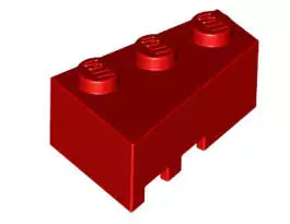LEGO Sondersteine 6564 Keilstein 2x3 rechts, rot