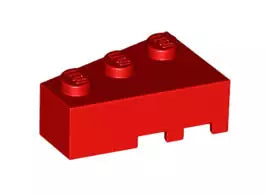 LEGO Sondersteine 6565 Keilstein 2x3 links, rot