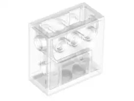 LEGO Technic 6588 Getriebe Gehäuse 2x4x3 1/3, transparent-klar