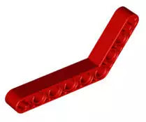 LEGO Technic 6629 Liftarm 1x9 gebogen (6-4), rot