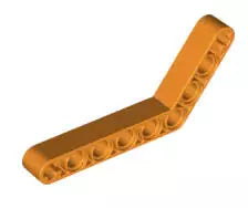 LEGO Technic 6629 Liftarm 1x9 gebogen (6-4), orange