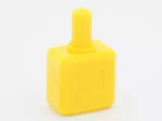LEGO Behälter 6932c Parfum Fläschchen (rechteckig), gelb