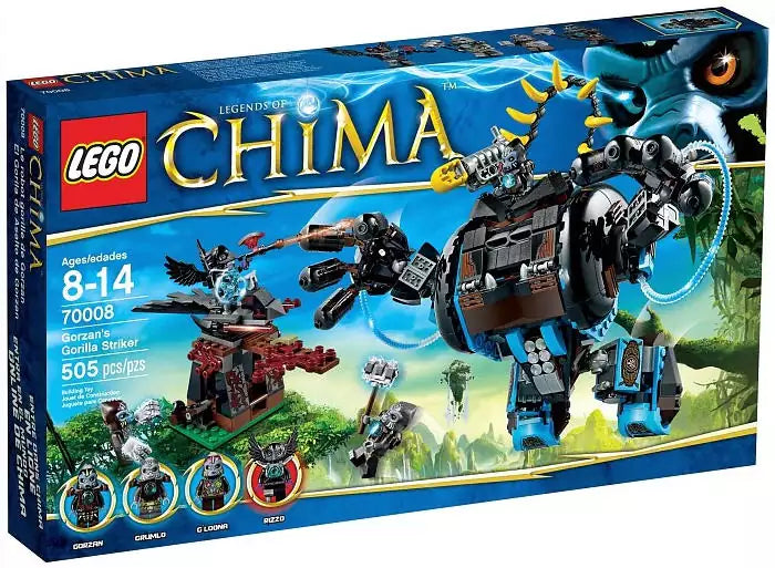 LEGO Legends of Chima 70008 Gorzans Gorilla-Roboter