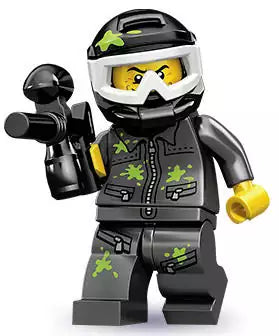 LEGO Minifiguren Serie 10 71001-15 Paintball Spieler