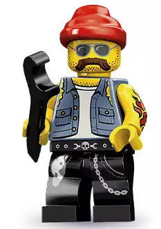 LEGO Minifiguren Serie 10 71001-06 Motorrad Mechaniker