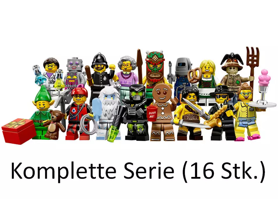 LEGO Minifiguren Serie 11 71002 Alle 16 Minifiguren