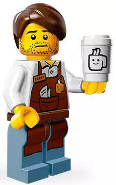 LEGO MOVIE Minifiguren 71004-08 Larry der Barista