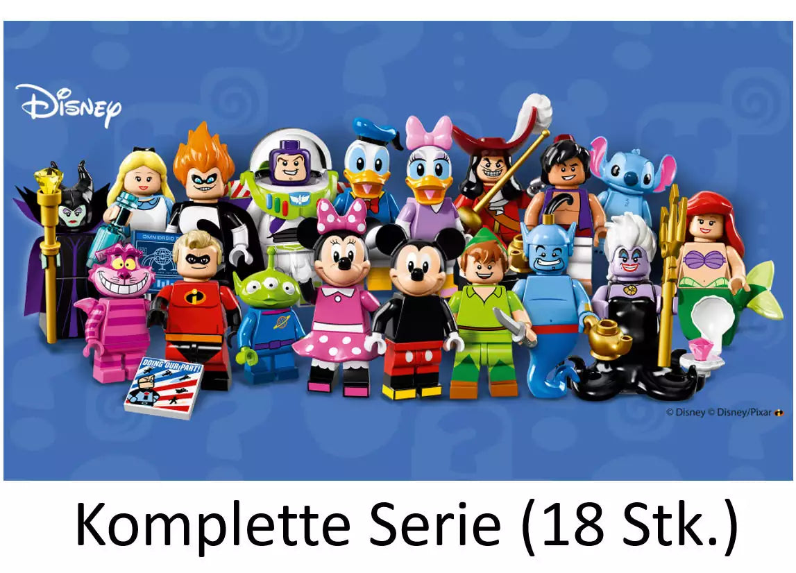 LEGO Disney Minifiguren 71012 Alle 18 Minifiguren