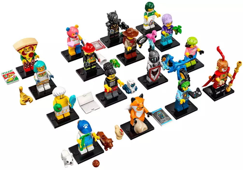 Inhalt: LEGO Minifiguren Serie 19 71025 Satz von 16 Minifiguren