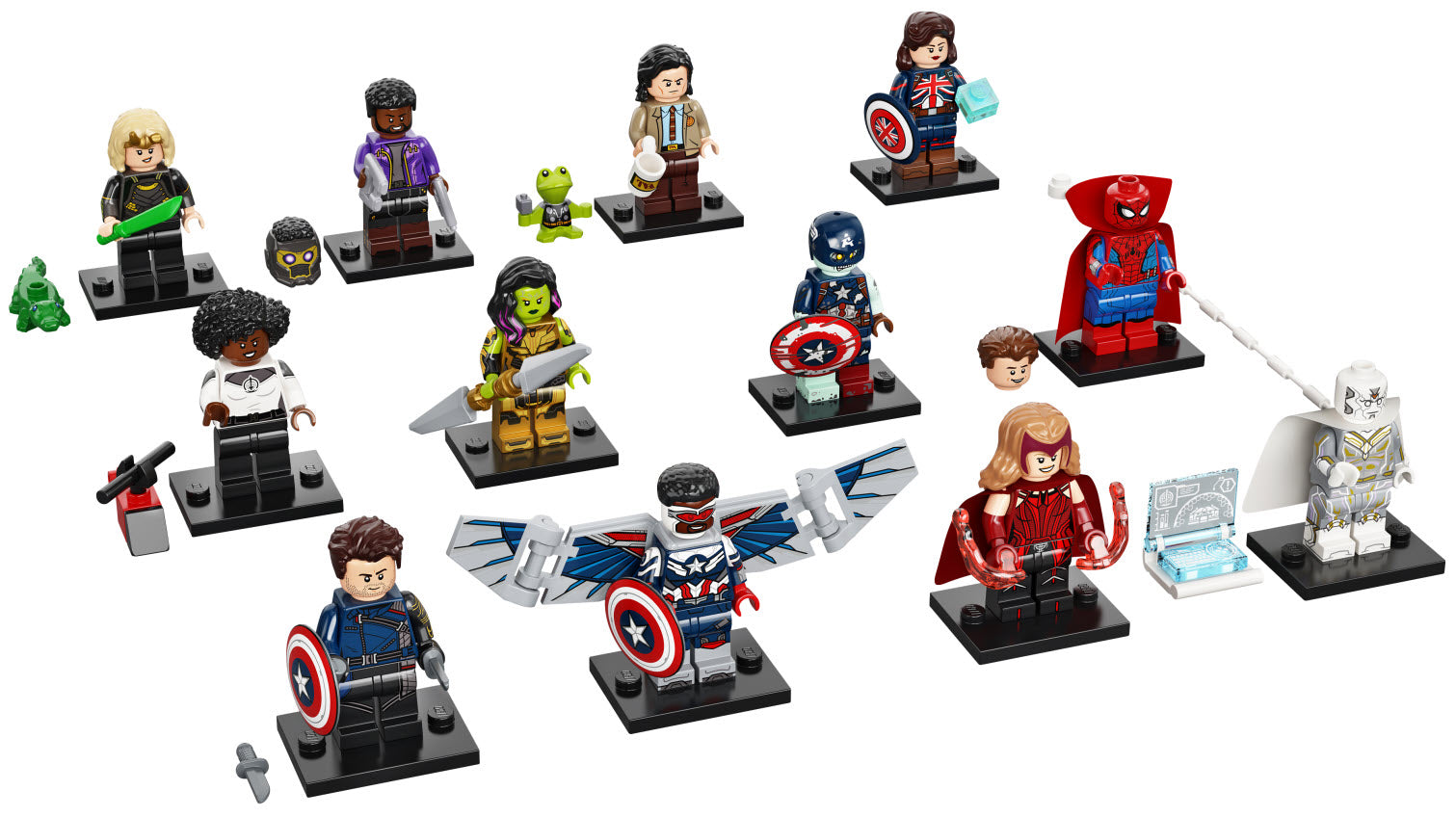 Inhalt: LEGO Marvel Studios Minifiguren 71031 Satz von 12 Minifiguren