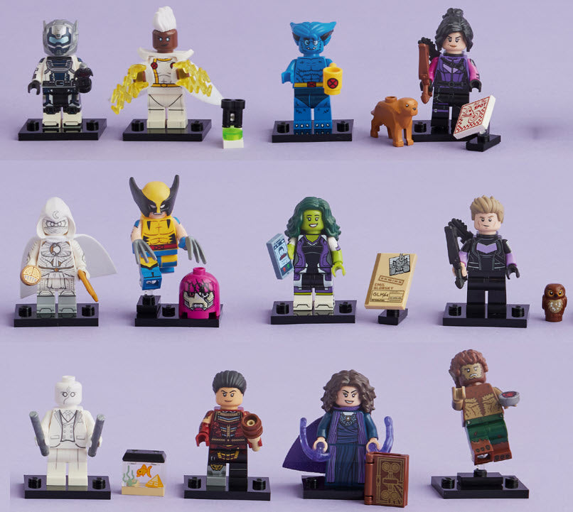 Inhalt: LEGO Marvel Studios Serie 2 Minifiguren 71039 Satz von 12 Minifiguren