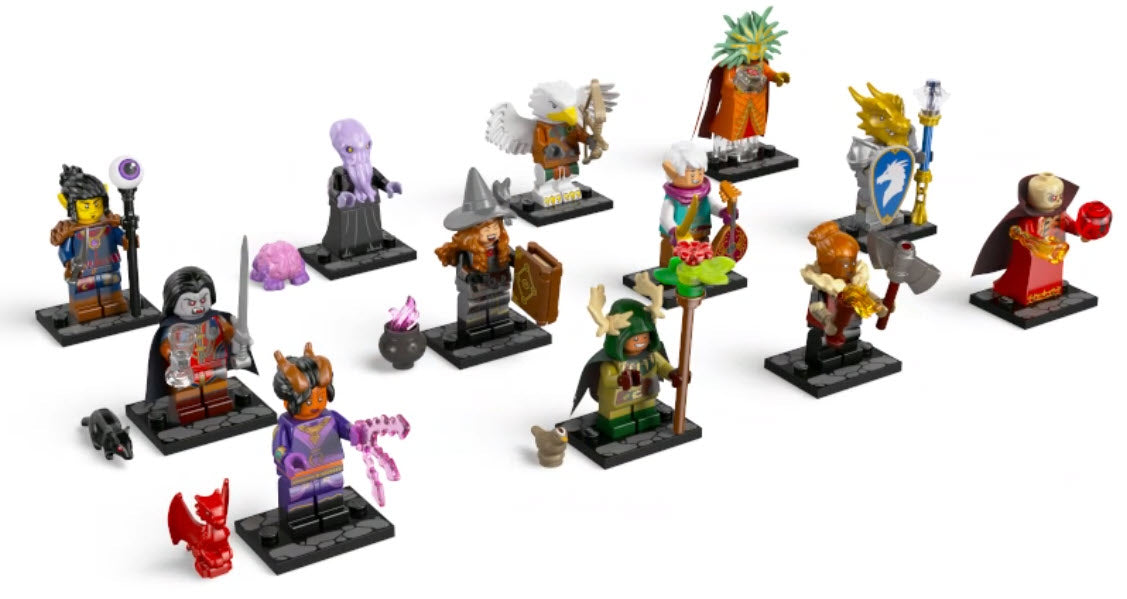 Inhalt: LEGO Dungeons & Dragons Minifiguren 71047 Satz von 12 Minifiguren