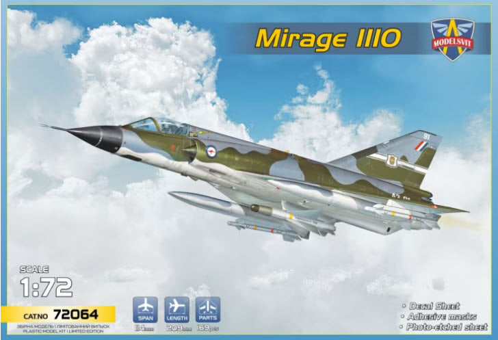 ModelSvit 72064 Mirage IIIO all-weather fighter-bomber (Royal Australian A.F.), 1:72