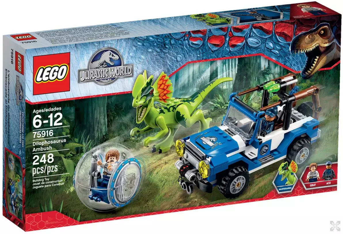 LEGO Jurassic World 75916 Überfall des Dilophosaurus
